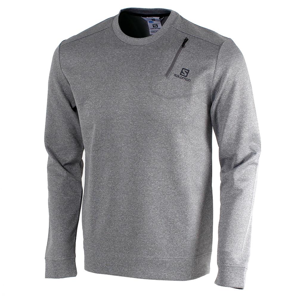 Salomon Singapore Mens Pullover - ECHO M Medium Grey | 86073-FHDB